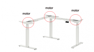 L Shaped Standing Desk