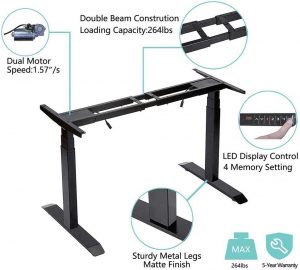 standing desk frame